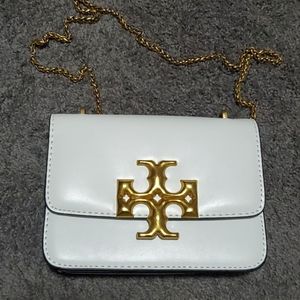 Tory Burch Eleanor Crossbody in white